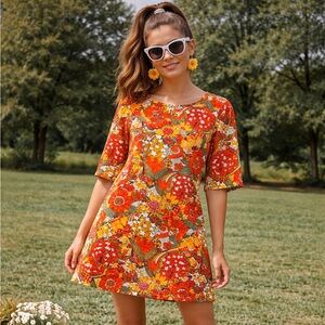 Blue Platypus Tunic Dress